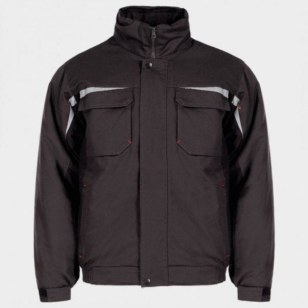 Geacă de lucru KASTOR WINTER GREY COTTON GREY BLACK Geacă de lucru KASTOR WINTER GREY COTTON GREY BLACK