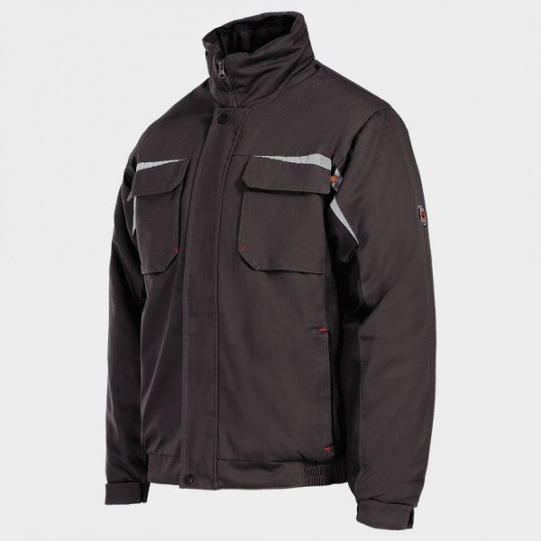 Geacă de lucru KASTOR WINTER GREY COTTON GREY BLACK Geacă de lucru KASTOR WINTER GREY COTTON GREY BLACK