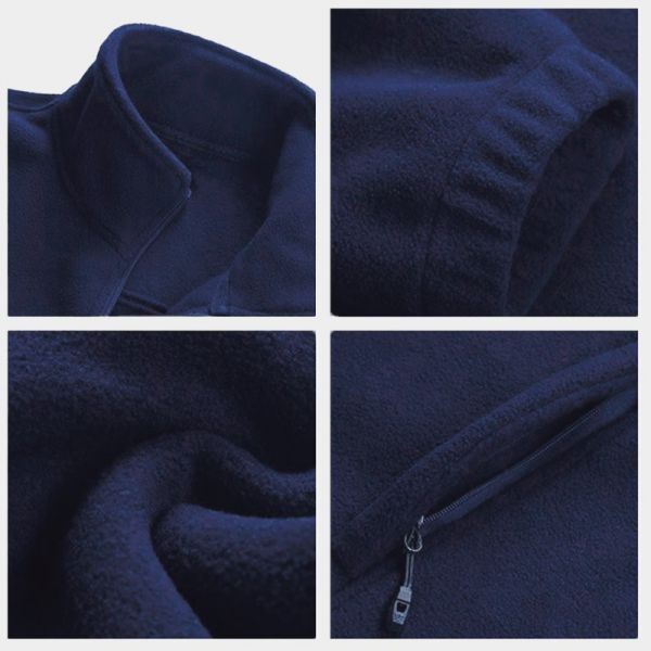 Jacheta polară HUNTER albastru închis Jacheta polară HUNTER albastru închis