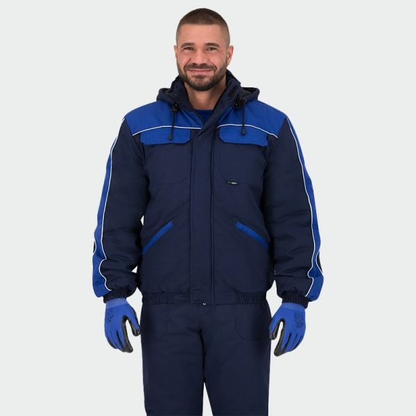 Jachetă de lucru de iarnă BWOLF ZEUS Jachetă Albastru marin Jachetă de lucru de iarnă BWOLF ZEUS Jachetă Albastru marin