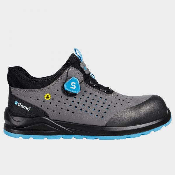 Pantofi de siguranță JETT S1PS ESD GRI/ALBASTRU Pantofi de siguranță JETT S1PS ESD GRI/ALBASTRU