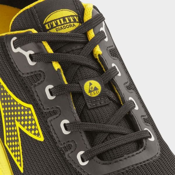 Încălțăminte de lucru DIADORA VORTEX DA2 LOW S3S SC SR HRO ESD BLACK/YELLOW Încălțăminte de lucru DIADORA VORTEX DA2 LOW S3S SC SR HRO ESD BLACK/YELLOW