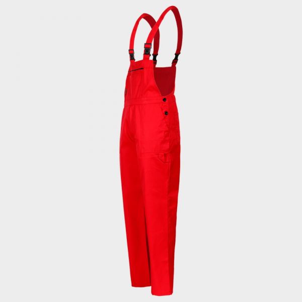 Pantaloni de salopete PLUTON T/C ROȘU Pantaloni de salopete PLUTON T/C ROȘU