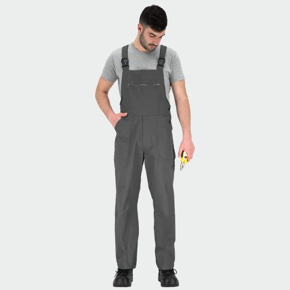 Salopetă de lucru de vară BWOLF ANAX Salopetă Gri închis Salopetă de lucru de vară BWOLF ANAX Salopetă Gri închis