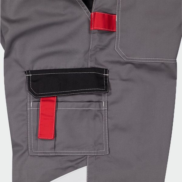 Salopetă de lucru de vară BWOLF TECHNO Salopetă Gri închis Salopetă de lucru de vară BWOLF TECHNO Salopetă Gri închis