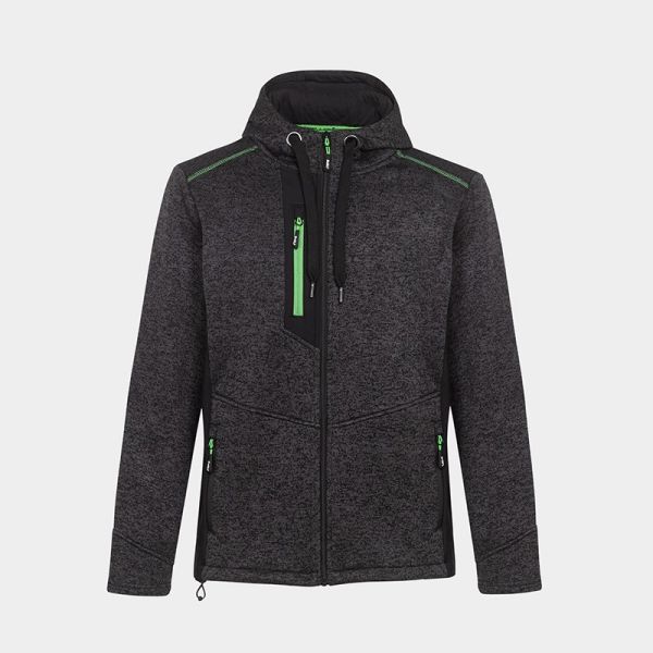 Hanorac cu fermoar și hoodie BWOLF NORD Gri melanj Hanorac cu fermoar și hoodie BWOLF NORD Gri melanj