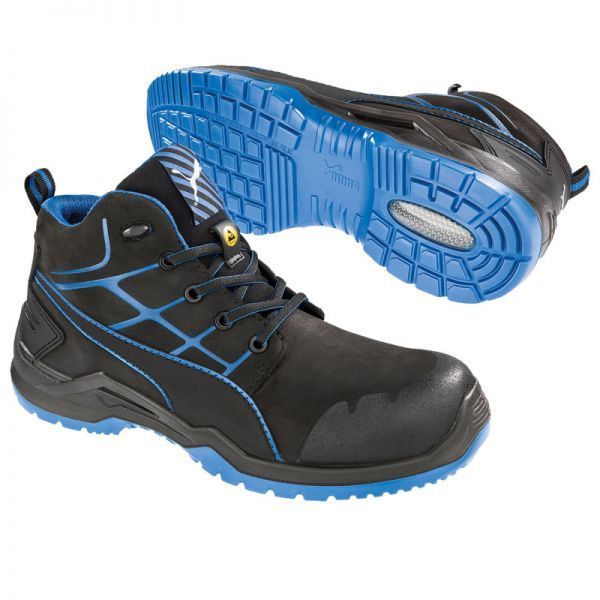 Bocanci de protecție PUMA KRYPTON BLUE MID S3 ESD SRC Bocanci de protecție PUMA KRYPTON BLUE MID S3 ESD SRC