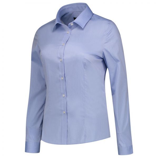 Cămașă pentru damă Fitted Stretch Blouse T24 albastru deschis Cămașă pentru damă Fitted Stretch Blouse T24 albastru deschis