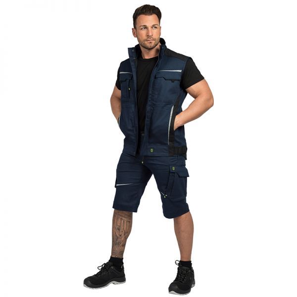 Pantaloni scurți de lucru Leib Wächter FLEXK Bleumarin Pantaloni scurți de lucru Leib Wächter FLEXK Bleumarin