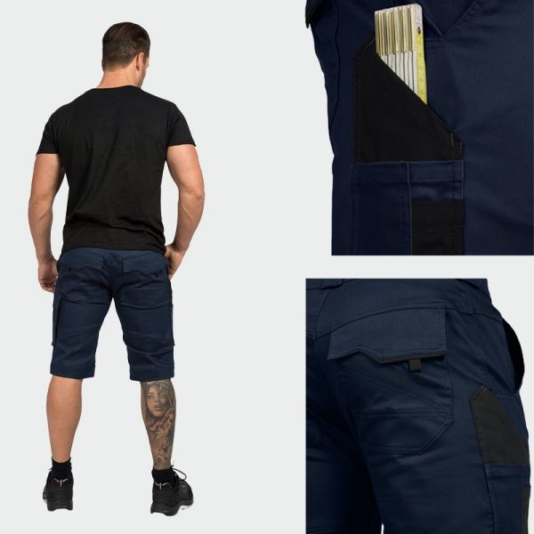 Pantaloni scurți de lucru Leib Wächter FLEXK Bleumarin Pantaloni scurți de lucru Leib Wächter FLEXK Bleumarin