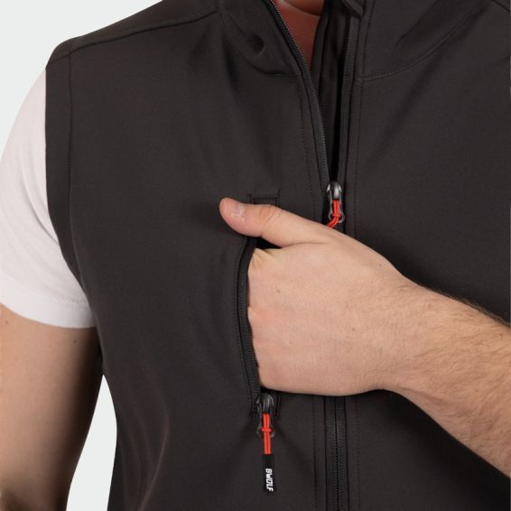 Vestă softshell de lucru GRIN GRI Vestă softshell de lucru GRIN GRI