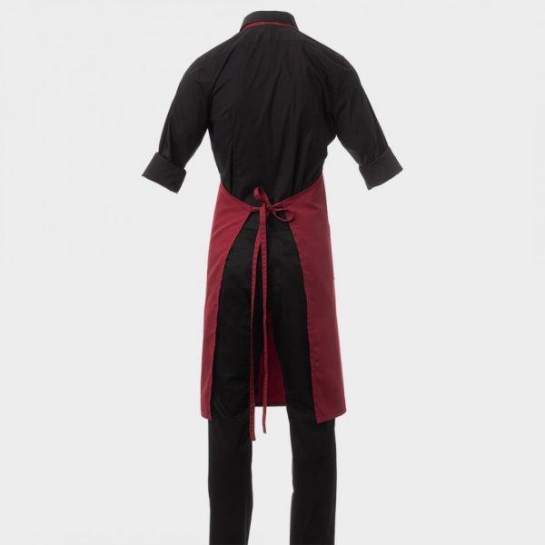 Șorț cu pieptar PAYPER BOUTIQUE BORDEAUX Șorț cu pieptar PAYPER BOUTIQUE BORDEAUX