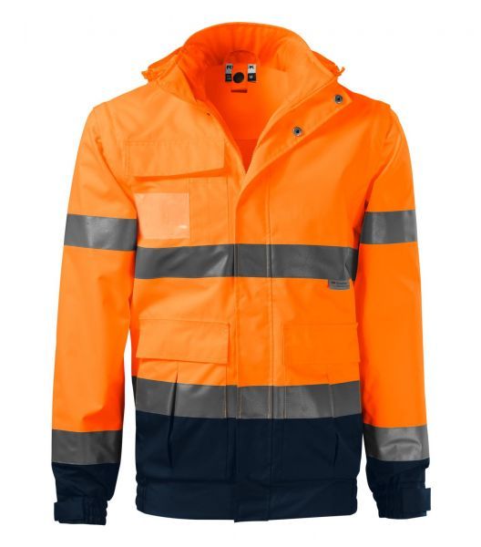 Geacă de lucru de semnalizare unisex HV Guard 4 în 1 5V2 ORANGE Geacă de lucru de semnalizare unisex HV Guard 4 în 1 5V2 ORANGE