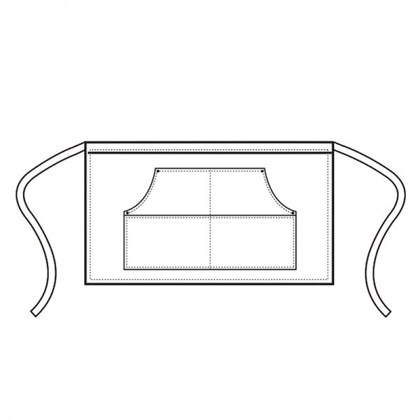 Șorț de lucru PREMIER PR125 Negru Șorț de lucru PREMIER PR125 Negru