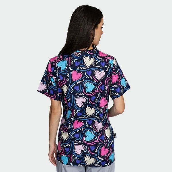 Tunică medicală BAMBINA print Forever Love Tunică medicală BAMBINA print Forever Love