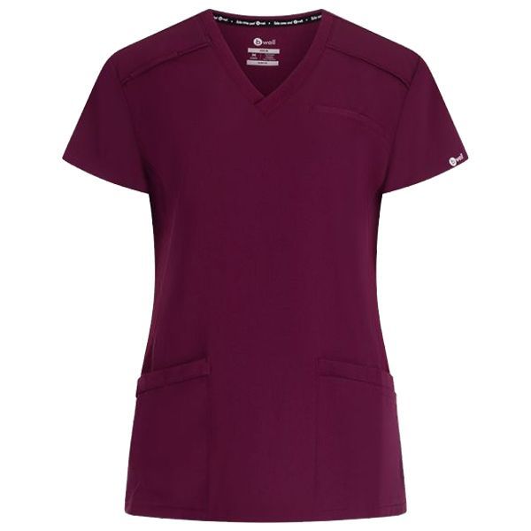 Bluză medicală de damă JULIA burgundy Bluză medicală de damă JULIA burgundy