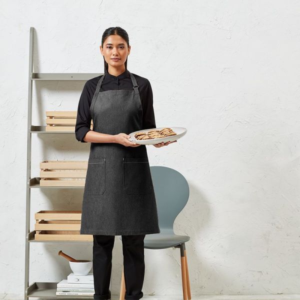 Șorț de lucru PREMIER PR113 Denim negru Șorț de lucru PREMIER PR113 Denim negru