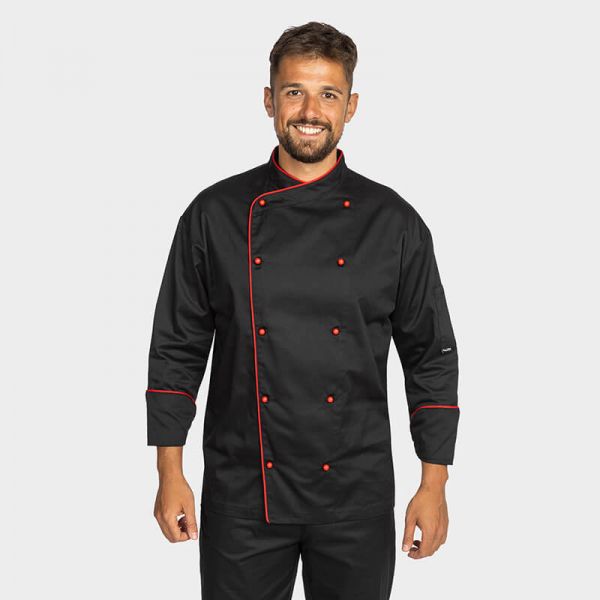 Tunică de bucătar PALLTEX NOBU Negru Tunică de bucătar PALLTEX NOBU Negru