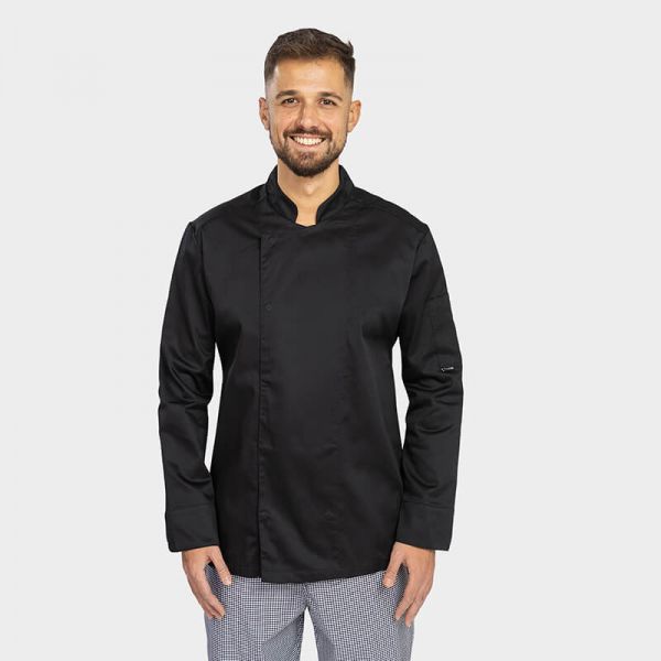 Tunică de bucătar PALLTEX NORI LS Negru Tunică de bucătar PALLTEX NORI LS Negru