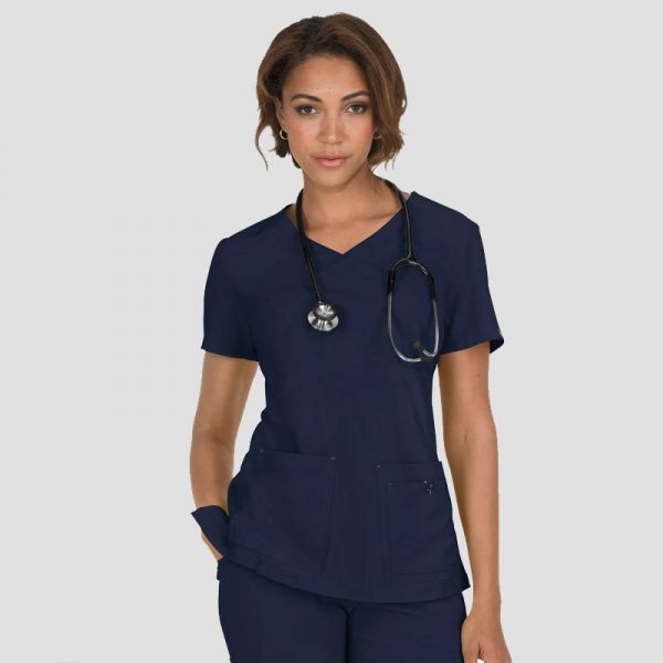 Tunică medicală de lucru BASICS 373 Bleumarin Tunică medicală de lucru BASICS 373 Bleumarin