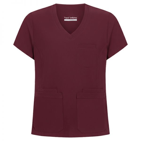 Tunică medicală TP3002 Vișinie Tunică medicală TP3002 Vișinie