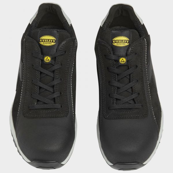 Încălțăminte de protecție DIADORA GLOVE A.BOX LOW PRO S3S FO SR HRO ESD BLACK Încălțăminte de protecție DIADORA GLOVE A.BOX LOW PRO S3S FO SR HRO ESD BLACK