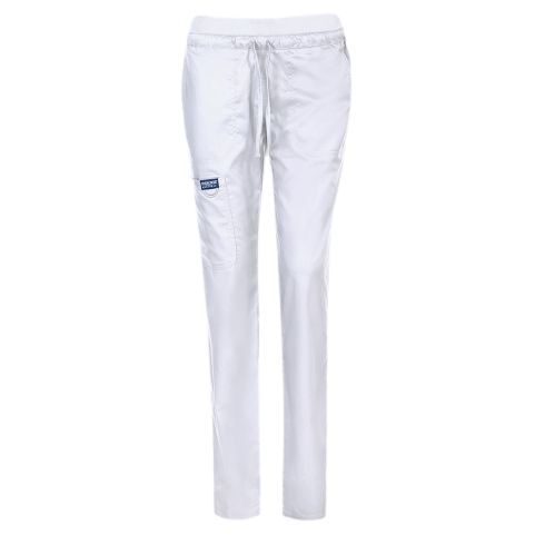 Pantaloni medicali de damă CHEROKEE MR TAPERED ALB WWE105 Pantaloni medicali de damă CHEROKEE MR TAPERED ALB WWE105