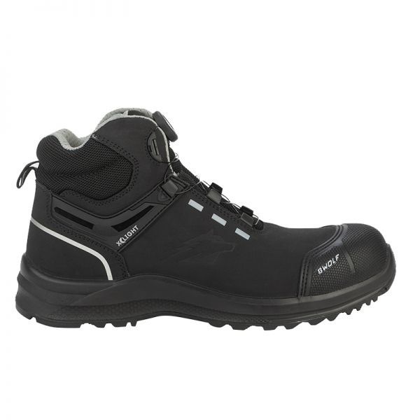 Bocanci de protecție înalți cu bombeu DEFENDER FIT HI S3S Negri Bocanci de protecție înalți cu bombeu DEFENDER FIT HI S3S Negri