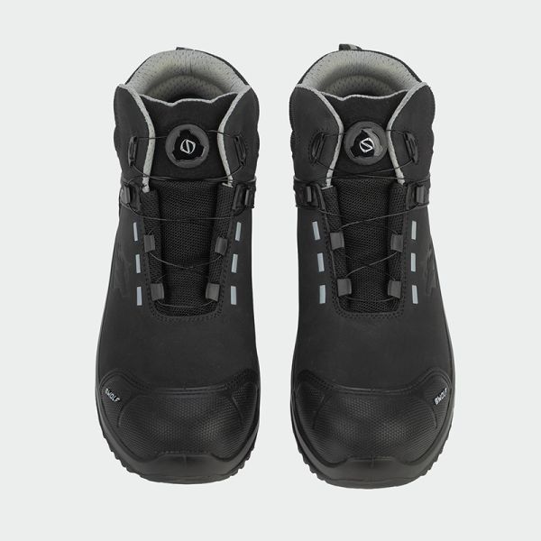 Bocanci de protecție înalți cu bombeu DEFENDER FIT HI S3S Negri Bocanci de protecție înalți cu bombeu DEFENDER FIT HI S3S Negri
