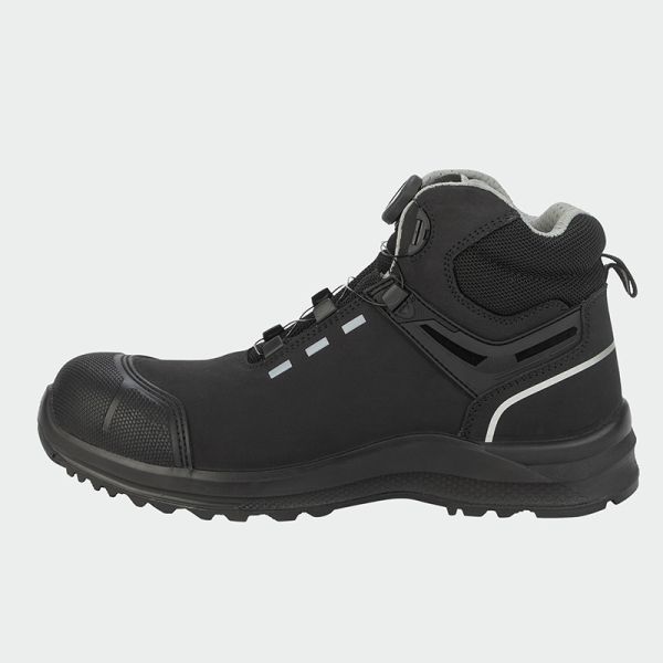 Bocanci de protecție înalți cu bombeu DEFENDER FIT HI S3S Negri Bocanci de protecție înalți cu bombeu DEFENDER FIT HI S3S Negri