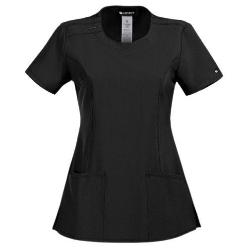 Set medical din 3 piese INFINITY hanorac, tunică și pantaloni Negru Set medical din 3 piese INFINITY hanorac, tunică și pantaloni Negru
