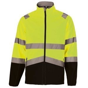 NOBEL GALBEN Jachetă reflectorizantă softshell