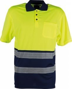 GLOW HV GALBEN Polo tricou reflectorizant