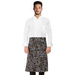 Șorț frontal  BLACK MENU APRON