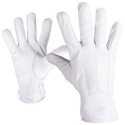 SONORA Mănuși din piele pentru bărbați alb