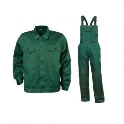 Set de lucru PRIMO cu salopete verde