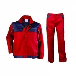 Set de lucru ASIMO rosu cu pantaloni