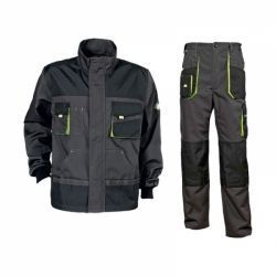 Set de lucru EMERTON cu pantaloni gri/verde