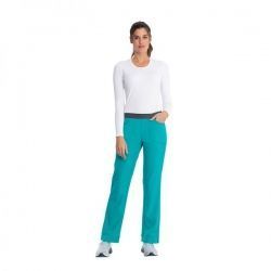 Pantaloni medicali FRANCESCA albastru turcoaz
