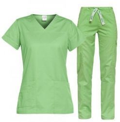 Set medical din 2 părți ANDREA și pantaloni verde