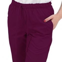 Pantalon de lucru pentru domeniul medical ALESSI Bordo