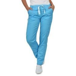 Pantalon de lucru pentru domeniul medical DANTE albastru deschis