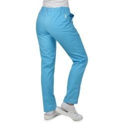 Pantalon de lucru pentru domeniul medical DANTE albastru deschis