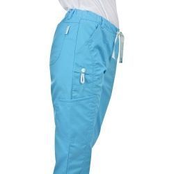 Pantalon de lucru pentru domeniul medical DANTE albastru deschis