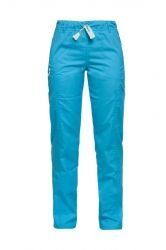 Pantalon de lucru pentru domeniul medical DANTE albastru deschis