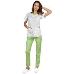 Pantalon de lucru pentru domeniul medical DANTE  verde deschis