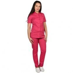 Pantalon de lucru pentru domeniul medical DANTE roz