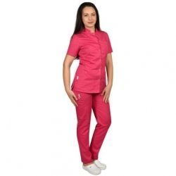 Pantalon de lucru pentru domeniul medical DANTE roz