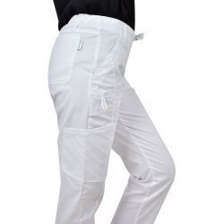 Pantalon de lucru pentru domeniul medical DANTE alb