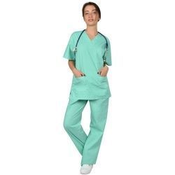 CESARE VERDE Tunică medicală cu pantaloni